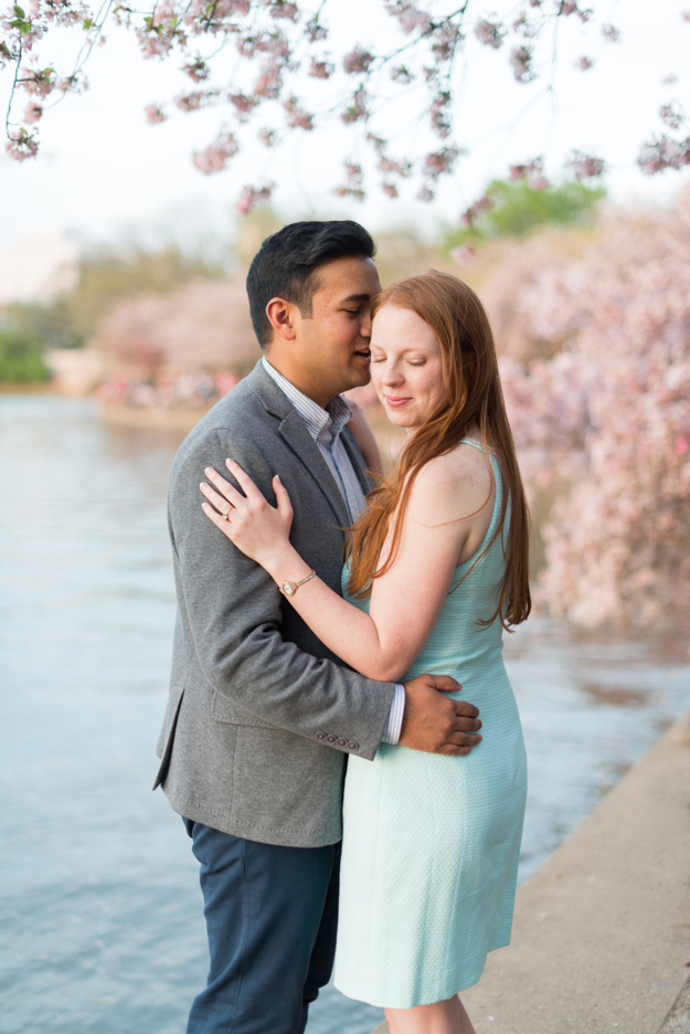 Cherry Blossom Festival Engagement Portraits by Kimberly F. Denn photo